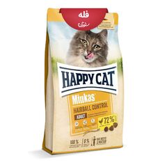 غذای خشک گربه بالغ مینکاس هیربال هپی کت فله 1 کیلوگرم