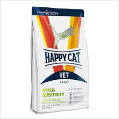 غذای خشک درمانی گربه بالغ خیلی حساس هپی کت 1.4 کیلوگرم