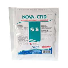 پودر مکمل پرندگان نووا سی آر دی CRD درمان بیماری‌های تنفسی 10 گرم