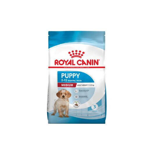 غذای خشک توله سگ مدیوم پاپی رویال کنین Medium Puppy وزن 4 کیلوگرم