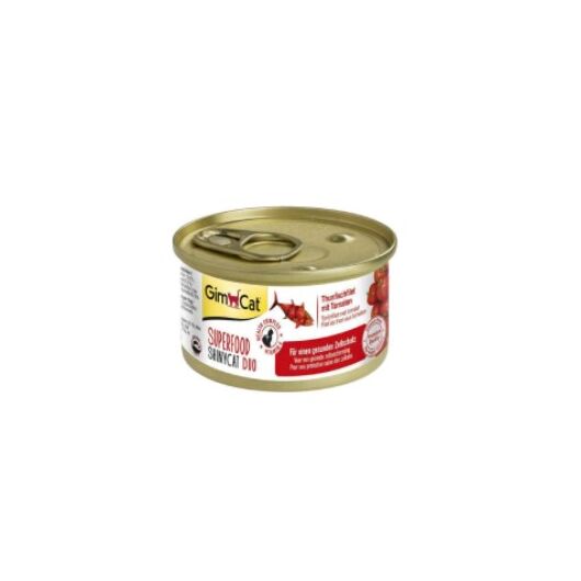 کنسرو گربه جیم کت طعم فیله ماهی تن و گوجه وزن 70 گرم