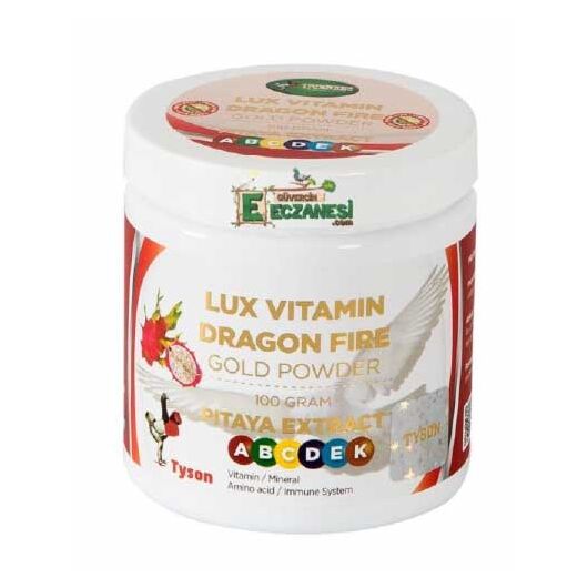 ویتامین اژدها تایسون پرندگان Lux Vitamin Dragon Fire وزن 100 گرم