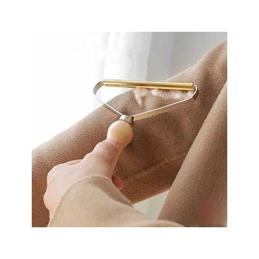 پرزگیر دو طرفه فرش و لباس دسته چوبی, 2 image