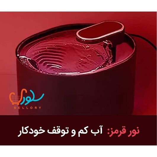 ظرف آبخوری اتوماتیک گربه و سگ ظرفیت 3 لیتری برند HUIKYO, 4 image