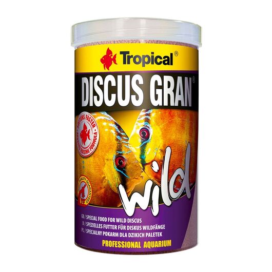 غذای ماهی دیسکس گران وایلد تروپیکال Discus Gran Wild حجم 100 میلی لیتر