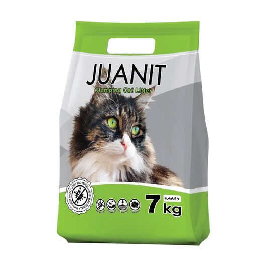 خاک گربه سوپر پریمیوم ژوانیت رایحه کاج وزن 7 کیلوگرم