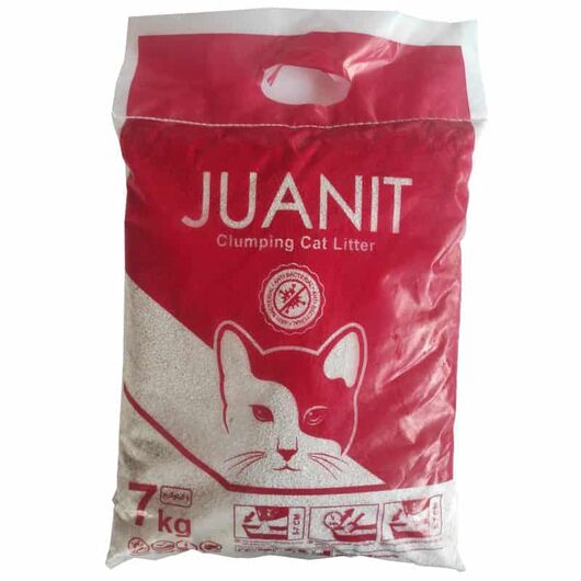 خاک گربه گرانول ژوانیت مدل اکو وزن 7 کیلوگرم