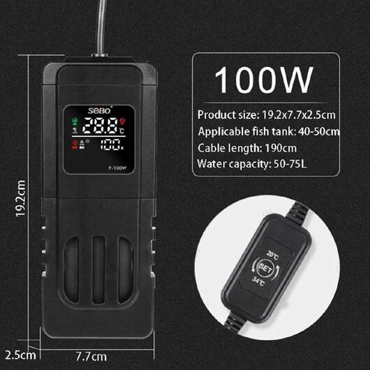 بخاری آکواریوم اتوماتیک سوبو مدل P-100W, 3 image