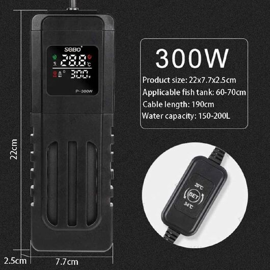 بخاری آکواریوم اتوماتیک سوبو مدل P-300W, 3 image