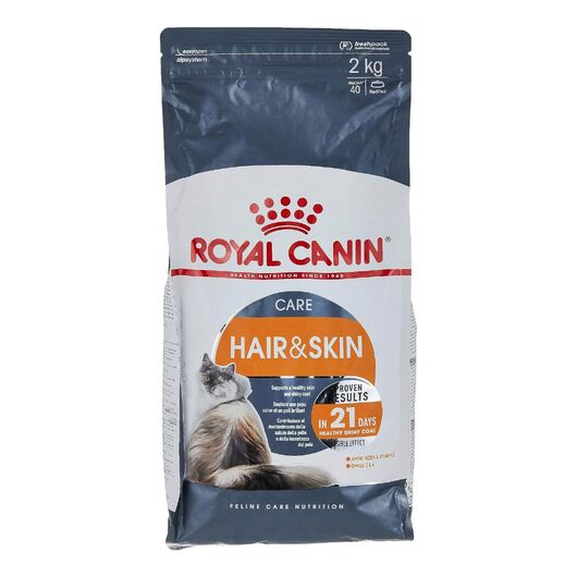 غذای خشک گربه بالغ مراقبت پوست و مو رویال کنین Hair & Skin Care وزن 400 گرم