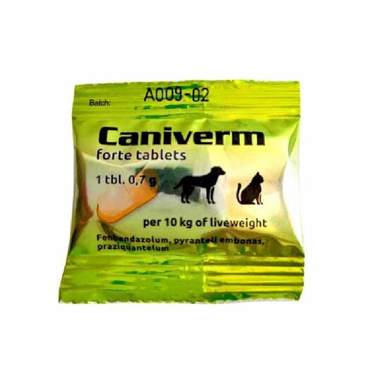 قرص ضد انگل سگ و گربه کنیورم Caniverm, تعداد: 1 عدد
