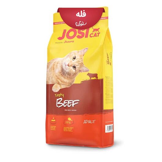 غذای خشک گربه بالغ جوسرا طعم گوشت فله 500 گرم