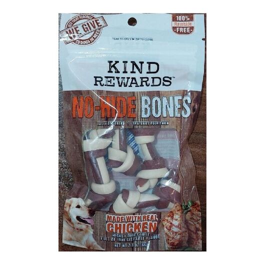 تشویقی سگ Kind No Hide Bones طعم مرغ 66 گرم