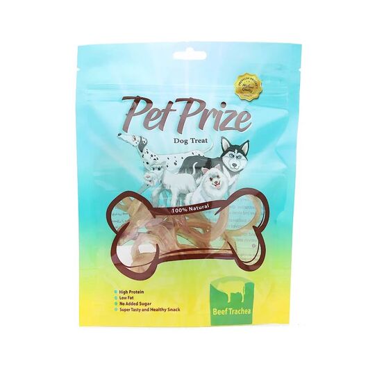 غذای تشویقی سگ پت پرایز نای گاو Beef Trachea وزن 50 گرم