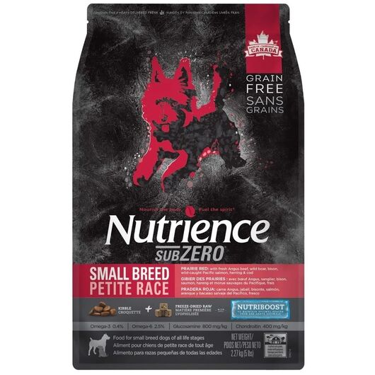 غذای خشک سگ نژاد کوچک نوترینس Subzero Prairie Red Dog وزن 2.27 کیلوگرم